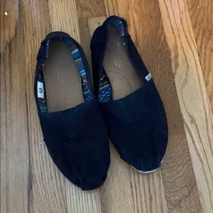Black Toms Size 10